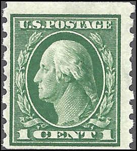 412 Mint,OG,NH... SCV $55.00... Ghost Image on the back