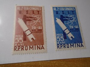 Romania  #  1159-60  MNH  Mathematics