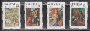 GIBRALTAR Scott # 374-7 MNH- Christmas Issue 1978