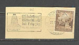 GERMANY REICH Sc# 486 USED FVF on Piece Cathedral Island