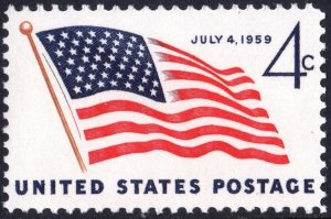 SC#1132 4¢ 49 Star Flag Issue (1959) MNH