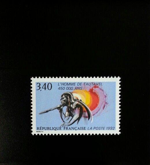 1992 France Tautavel Man Scott 2296 Mint F/VF NH