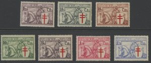 BELGIUM B156-B162 * MINT LH (C 315)