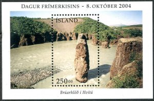 Iceland 1026 sheet, MNH. Stamp Day 2004. Bruarhoth.