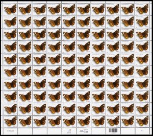 Common Buckeye Butterfly Sheet of One Hundred 24 Cent Postage Stamps Scott 4000