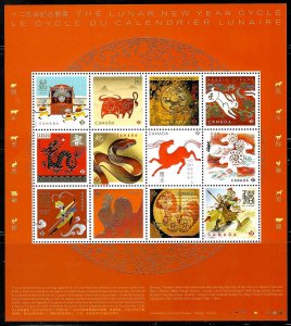 CANADA Mint NH -- 2021 LUNAR YEAR CYCLE SOUVENIR SHEET