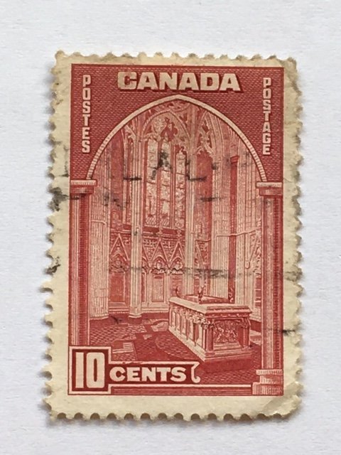 Canada–1938–Single “Building” Stamp–SC# 241 - Used