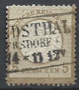 COLLECTION LOT 21921 GERMANY #20 1872 CV+$27