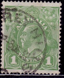 Australia, 1924, KGV, 1p, Scott# 23, used