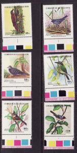 D1-El Salvador-Sc#1024-9-unused NH set-Birds-1984-