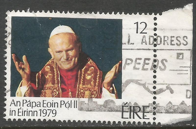 IRELAND 456 VFU POPE N670-1