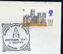 Postmark - Great Britain 1970 cover bearing special illus...