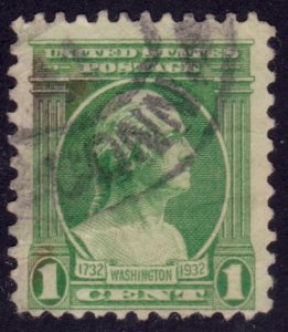 United States, 1932, Washington, 1c, sc#705, used