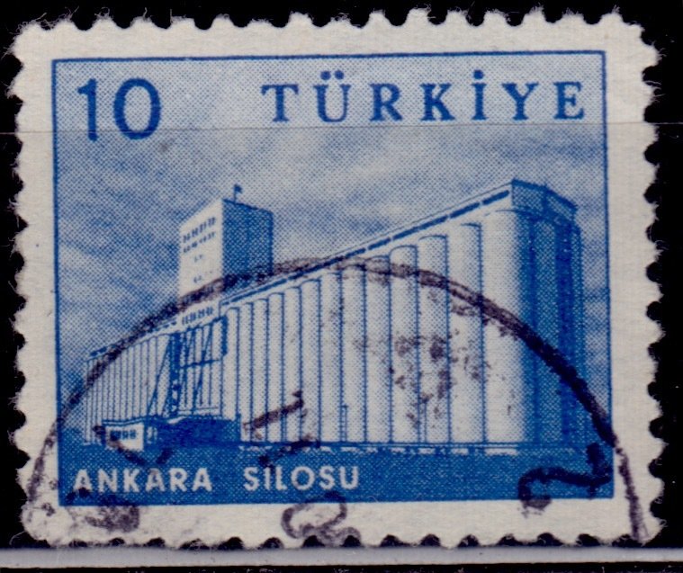 Turkey, 1960, Grain Elevator, 10k, used