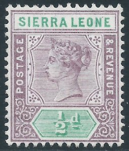 Sierra Leone Sc #34, 1/2d MNG