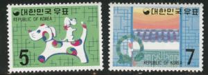 Korea Scott 697-698 MNH** set CV$2.50