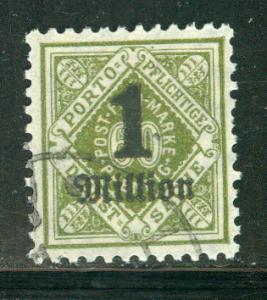 German States Wurttemberg Scott # O84, used, experts h/s