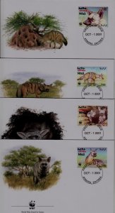 Eritrea 350 FDC WWF-01/Animals