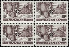CANADA   #O26 MNH BLOCK OF4 (1)