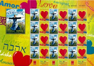 ISRAEL 2015 THE GREAT MUSICALS SERIES - THE SOUND OF MUSIC - SHEET MNH