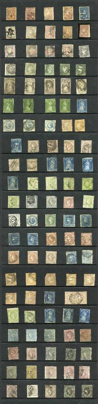 Victoria Collection of 666 Stamps GREAT LOT