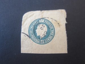 GB KEVII Postal Stationery Cutdown  Stock#19150