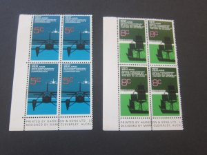 New Zealand 1972 Sc 497-98 BLK(4) MNH