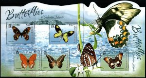 SOLOMON ISLANDS 2012 BUTTERFLIES MNH