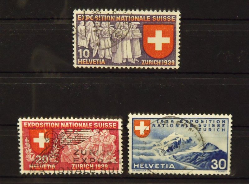 11049   Switzerland   Used # 247, 248, 249                        CV$ 15.00