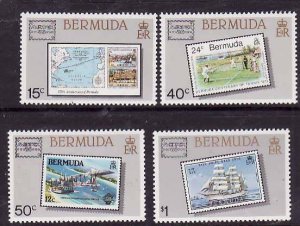 Bermuda-Sc#504-7- id6-unused NH set-Stamp on Stamp-1986-