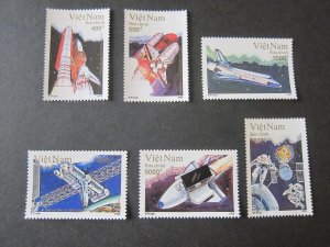 Vietnam 1992 Sc 2356-6 space set MNH