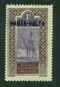 Upper Volta 1920 #1 MH SCV (2024) = $0.25