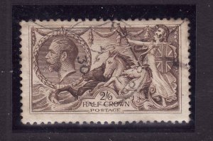 Great Britain-Sc#179-used 2sh6p Britannia-1919-