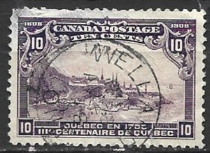 COLLECTION LOT 15018 CANADA #101 1908 CV+$125