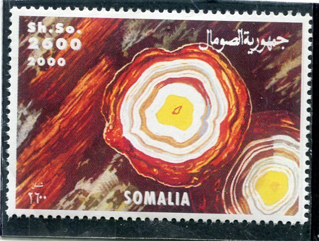 Somalia 2000 MINERALS set 1 value Perforated Mint (NH)