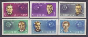1963 Albania 757b-762b Cosmonauts of the USSR 45,00 €