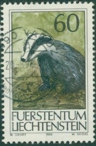 Liechtenstein 1006 USED BIN $0.60