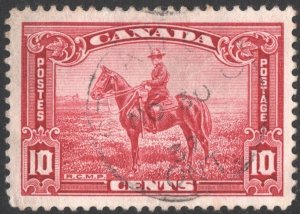 Canada SC#223 10¢ R. C. M. P. Horseman (1935) Used