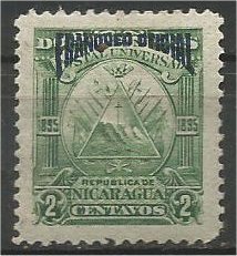 NICARAGUA, 1894, MH 2c, OFFICIAL, Scott O53