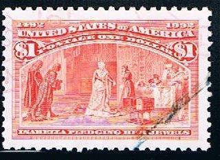 USA 2624c, $1 Isabella Pledging Jewels Used, VF.