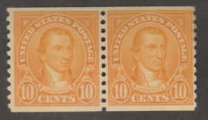 U.S. Scott #602 Roosevelt Stamp - Mint Pair
