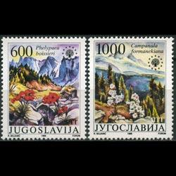 YUGOSLAVIA 1988 - Scott# 1900-1 Nature Set of 2 NH