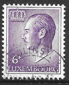 Luxembourg 428: 6f Grand Duke Jean, used, F-VF