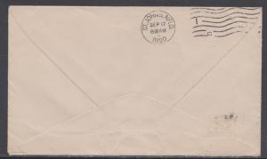 Newfoundland Sc 129 on 1920 cover, PORT REXTON-ST. JOHN'S