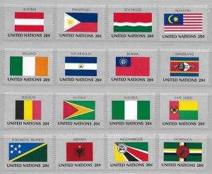 United Nations 374-89 Flags set MNH