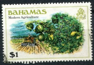 Bahamas Sc#476 Used, $1 multi, History of the Bahamas (1980)