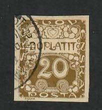 Czechoslovakia; Scott J4; 1918; Used