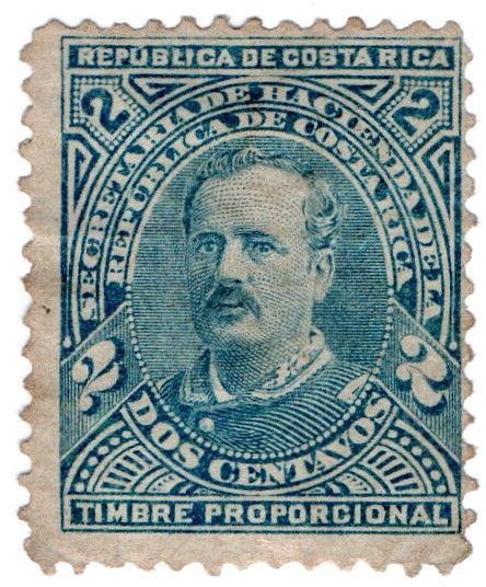 (I.B) Costa Rica Revenue : Duty Stamp 2c