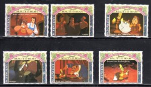 ST. VINCENT #1768-1773 1992 WALT DISNEY MINT VF NH O.G