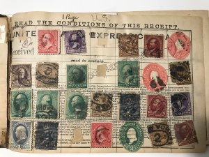 24 assorted US postage stamps